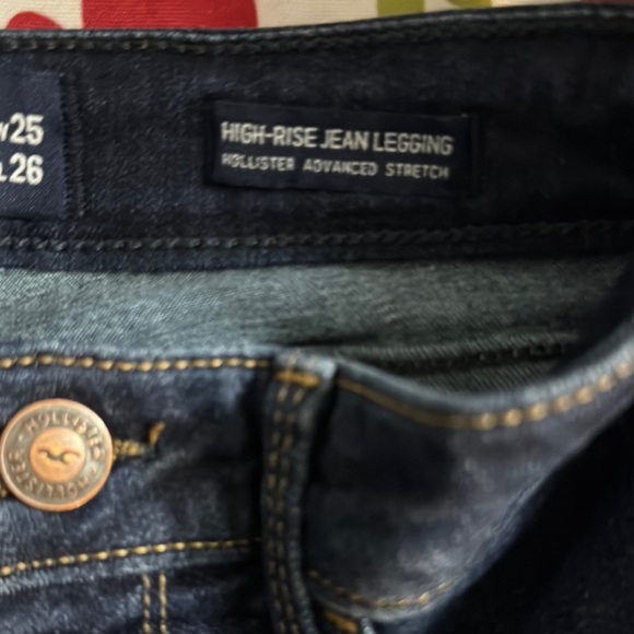 Dark Blue Denim Jeans size w25 L26 - Picture 4 of 5